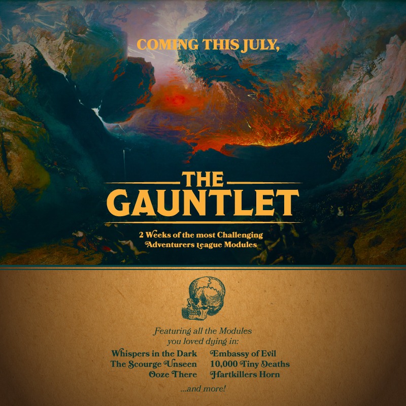 Promo image of the Gauntlet Event